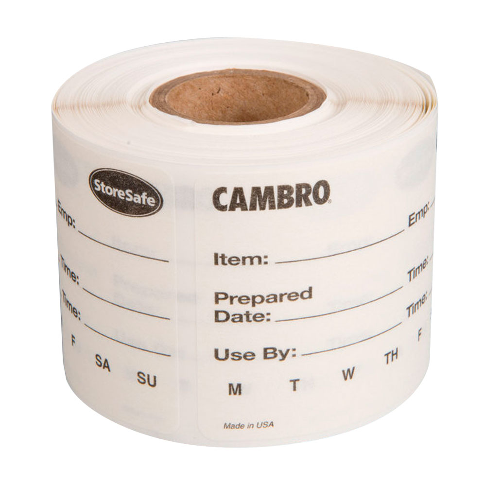 Rollo de 100 etiquetas biodegradables (Outlet) - Cambro