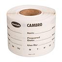 Rollo de 100 etiquetas biodegradables - Cambro