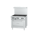 Estufa a gas de 6 puestos de 36" con horno - Garland