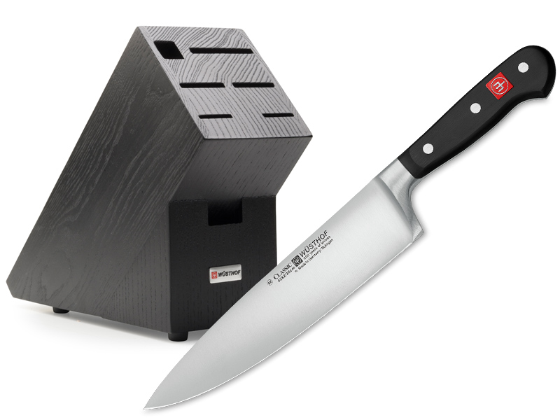 Kit de Bloque + Cuchillo de Chef 20 cm - Classic (Outlet) - Wusthof