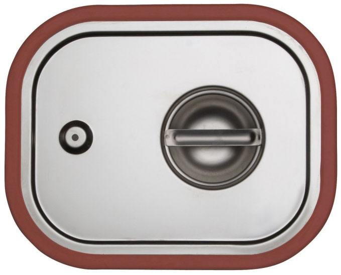 Tapa con borde en silicona  para azafate gn 1/1 - Ozti