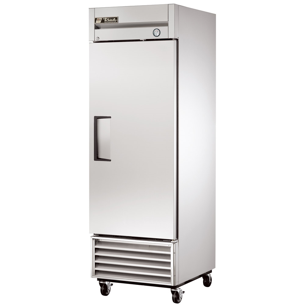 Refrigerador vertical reach-in, 1 puerta, 3 parrillas, refrigerante HC R290, 27&quot;- True