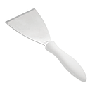 Raspador espátula biselada de 4.5" mango blanco - Browne