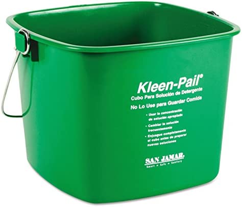 Balde de limpieza 6 qts verde - San Jamar