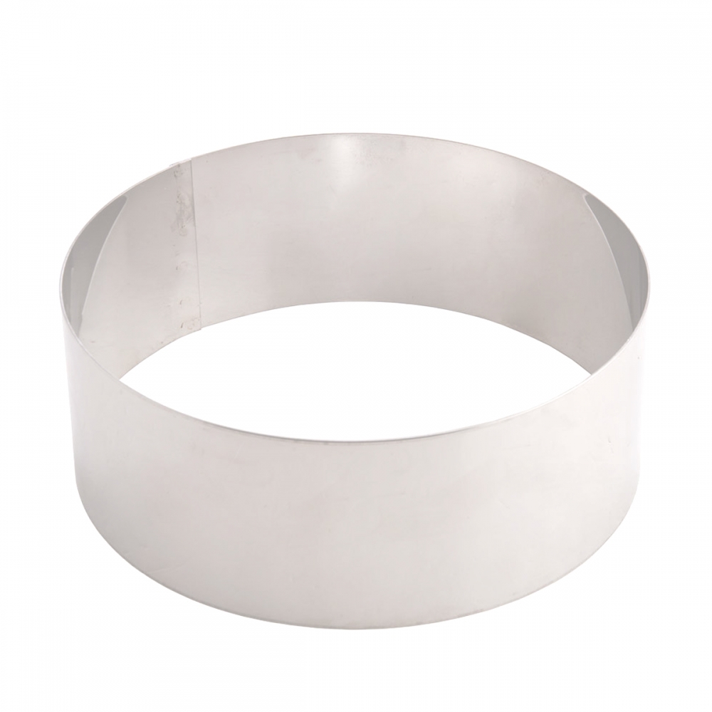 CAKE RING, 8_ DIA X 3_ H - American Metalcraft