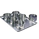 Anillo para torta de 10 ", acero inoxidable - American Metal Craft