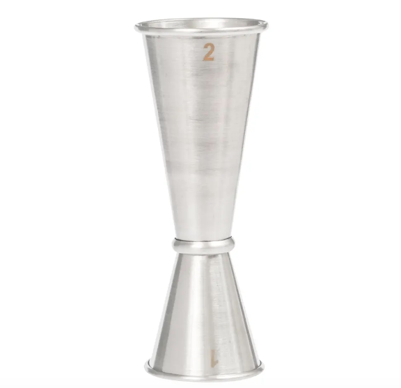 JG5 Double Jigger - 1 y 2 oz., Inoxidable - American Metal Craft