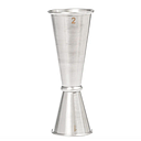 JG5 Double Jigger - 1 y 2 oz., Inoxidable - American Metal Craft