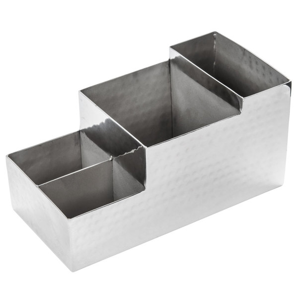 Caddy, Coffee, Stainless Steel, Hammered - American Metal Craft