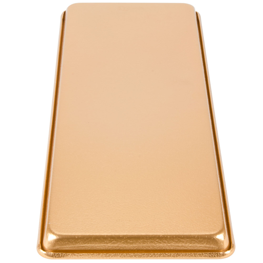 Bandeja exhibicion aluminio dorado 9x26cm - Chicago Metallic