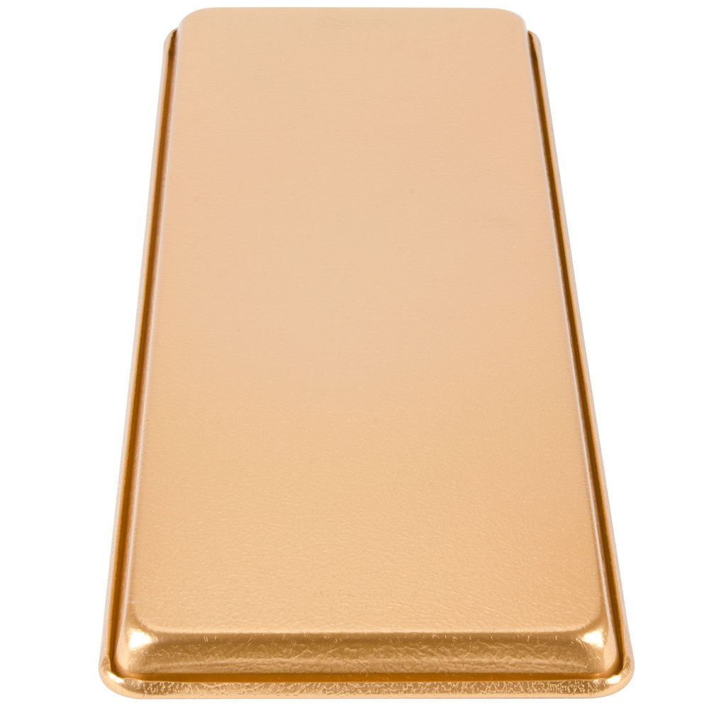 Bandeja exhibicion aluminio dorado 9x26cm Chicago metallic