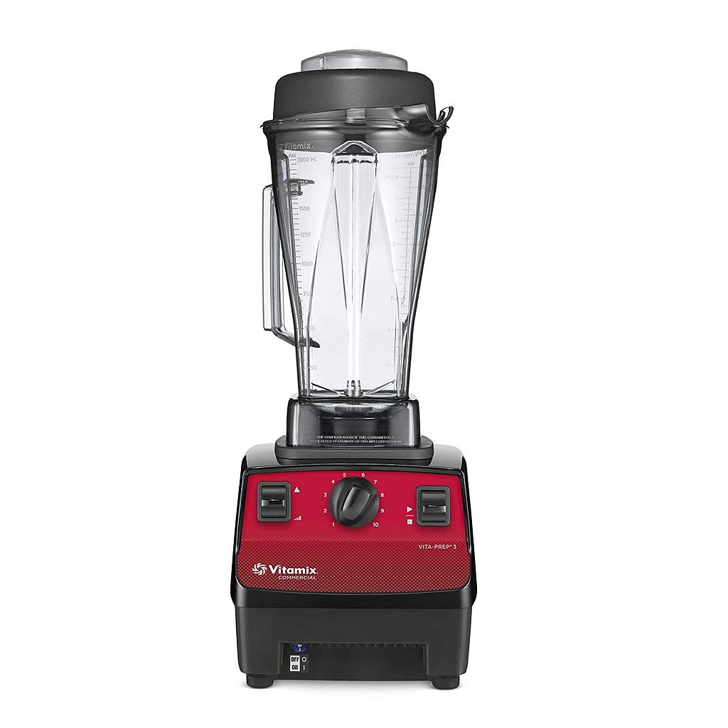 Licuadora de cocina Vita-Prep 3 de 64 oz roja - Vitamix