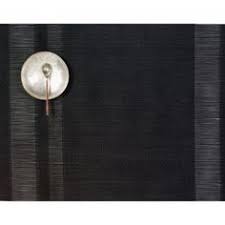Individual tuxedo stripe negro rectangular 36 x 48 cm (Outlet) - Chilewich