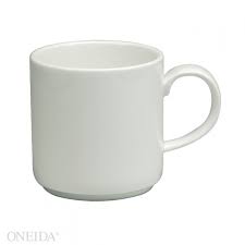 Taza de Porcelana Blanca, 10 oz Cromwell (Outlet) - Oneida
