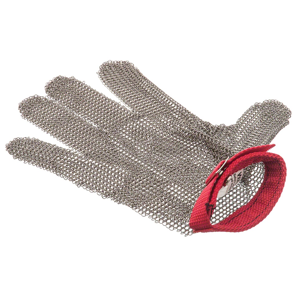 Guante malla a.inox 5 dedos talla medio - San Jamar