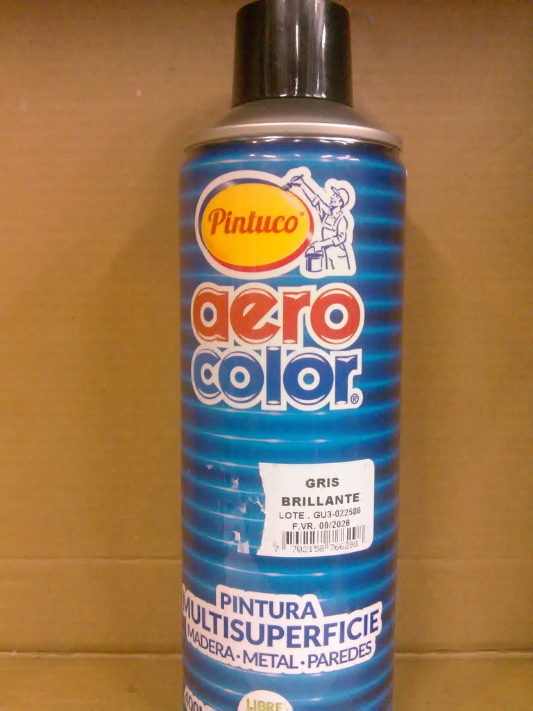 Aerosol multisuperficie 300 ml gris (pintuco)