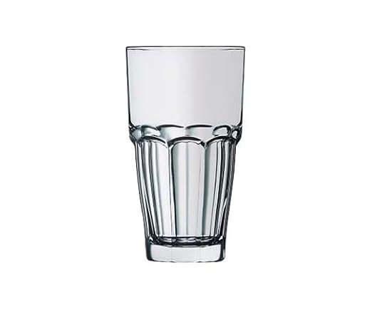 Vaso Rock Bar Slim 12 1/2 oz | 369 ml - Alt 14,4cm Dim 7,7 cm Tipo de Vidrio Vidrio Templado - Bormioli Rocco