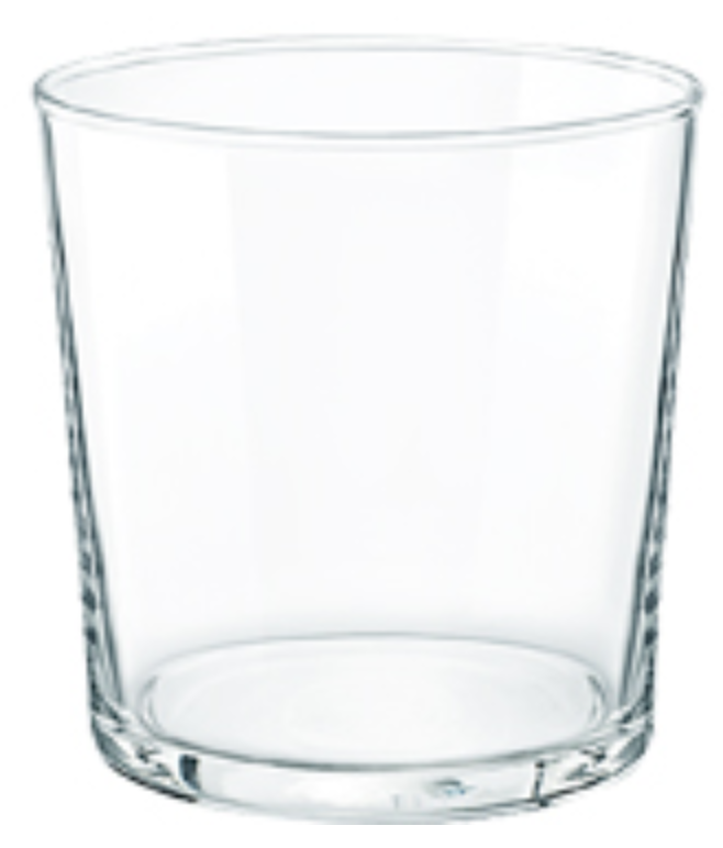 Vaso Bodega Medium 12 oz | 355 ml -   Alt 8,95cm Dim 8,5 cm Tipo de Vidrio Vidrio Templado - Bormioli Rocco