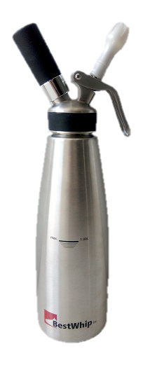 Dispensador de espumas Barista Pro de 1 l en acero inoxidable - Best Whip