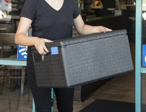 Contenedor isotérmico GoBox™ tapa superior, capacidad 46lts. - Cambro Alemania