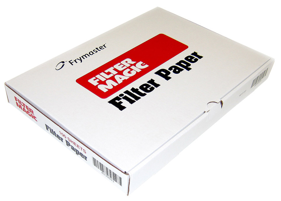Filtro de papel 19-1/2" x 27-1/2", para todos los filtros portátiles PF, caja de 100 - Frymaster