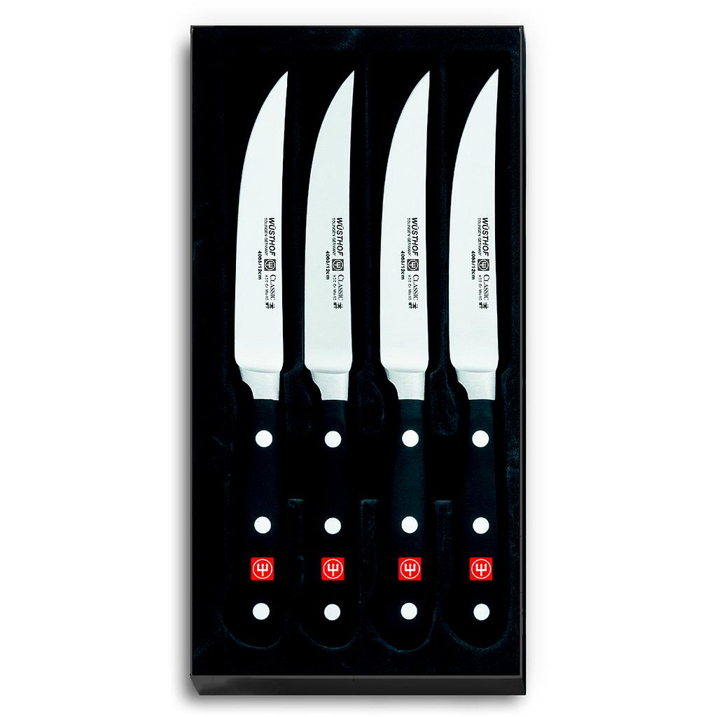 Set de 4 Cuchillos para Carne 12 cm - Classic (Outlet) - Wusthof