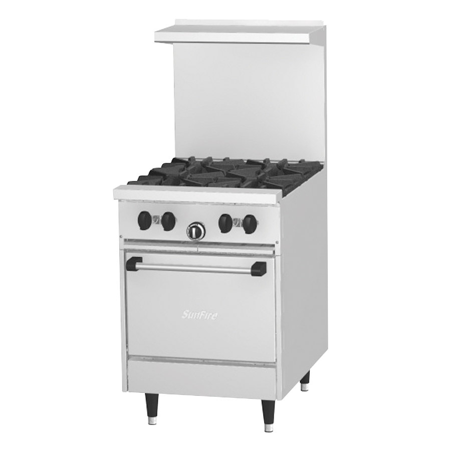 Estufa us range 4 q gas 1 horno - Garland