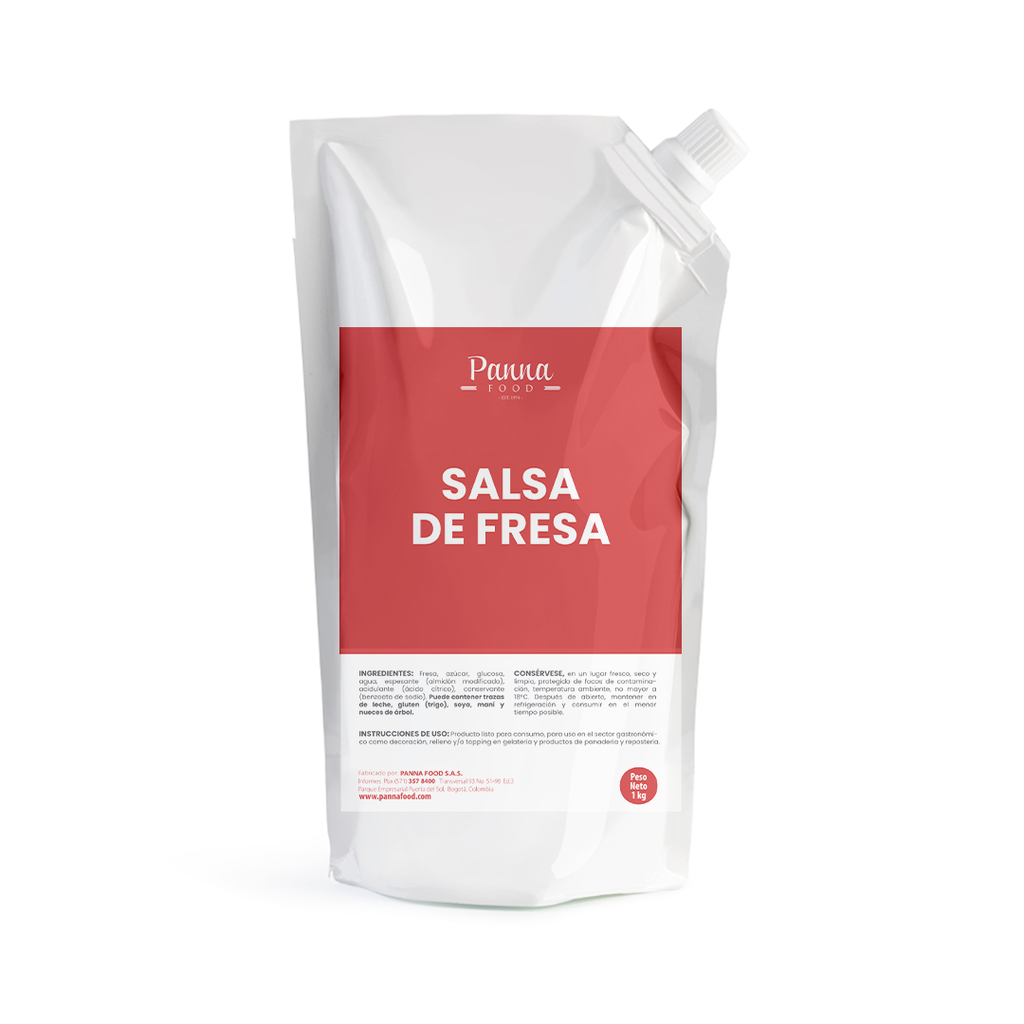 Salsa de Fresa x 1 kg - Panna Food-MD