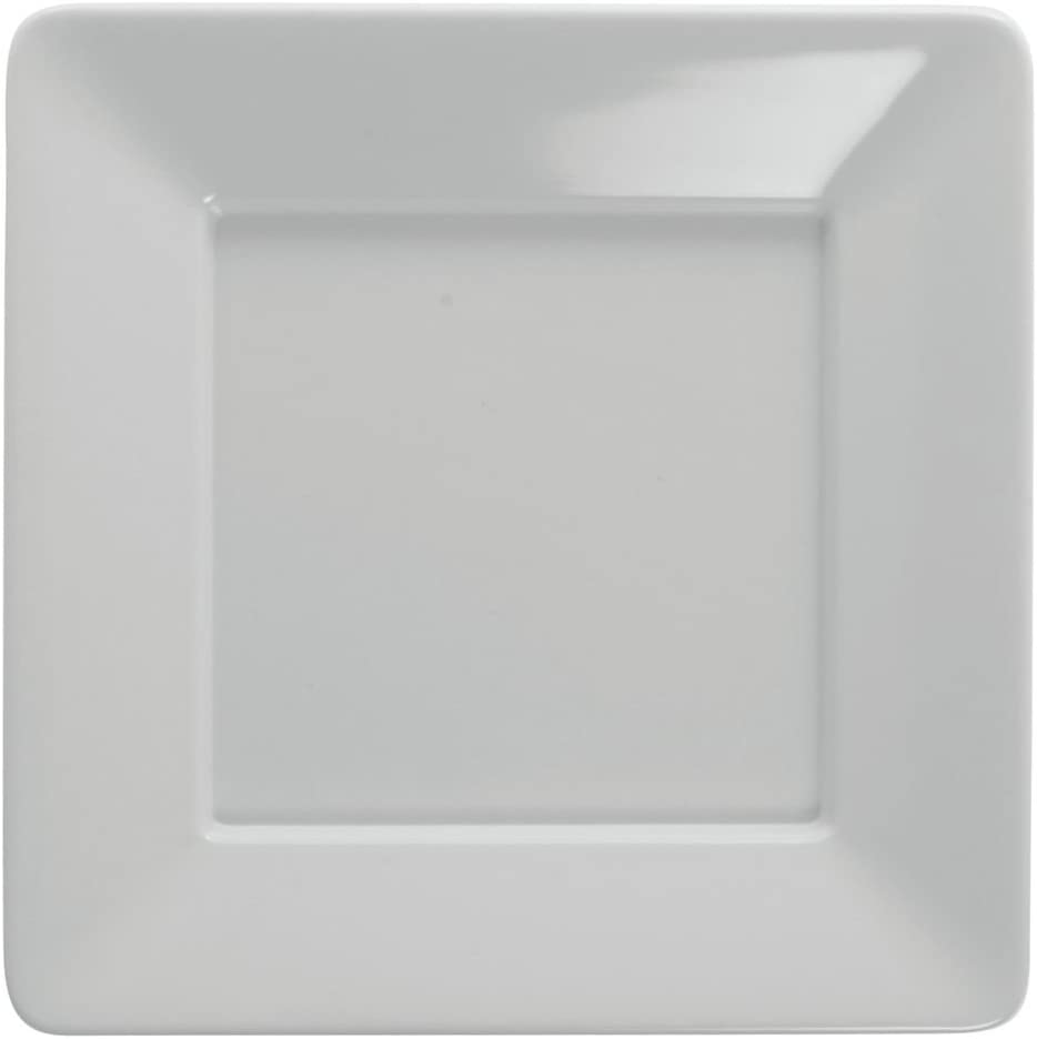 Plato cuadrado para cuenco blanco (Outlet) - Delfin