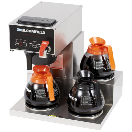 [1072] Cafetera automatica de 3 hornillas en escalera con control electronico de infusion - Bloomfield