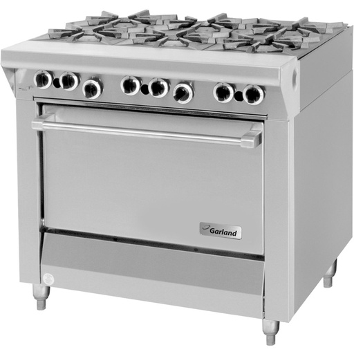 [M43R] Estufa 6 puestos con horno heavy duty - Garland