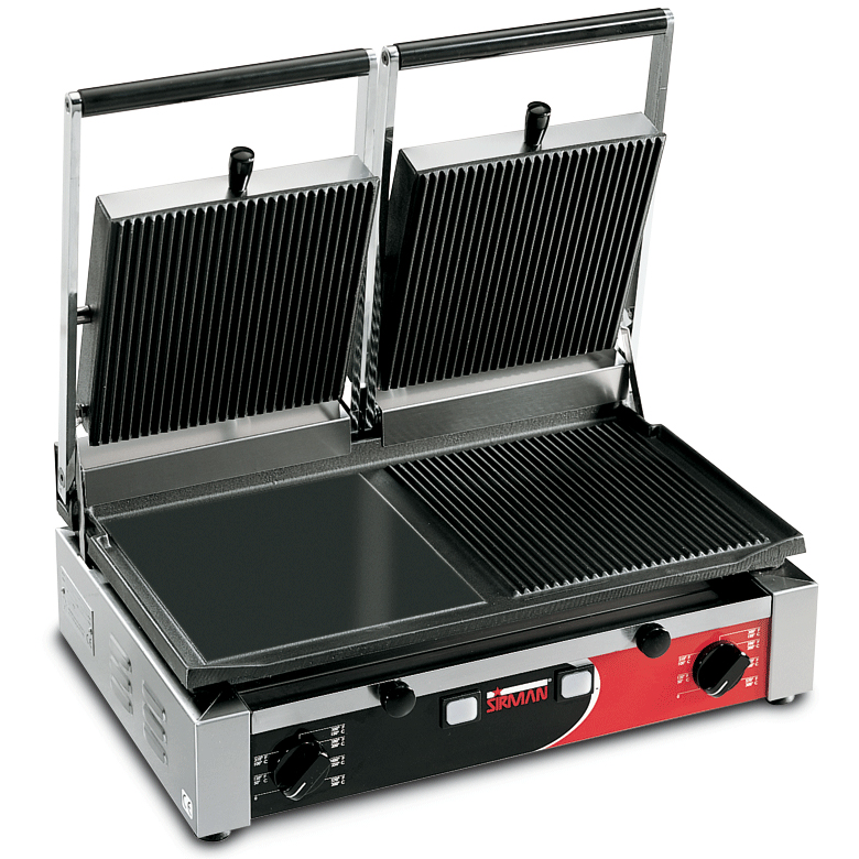 [PD-LR-RR] Plancha panini pdm3000 estri/lisa - Sirman