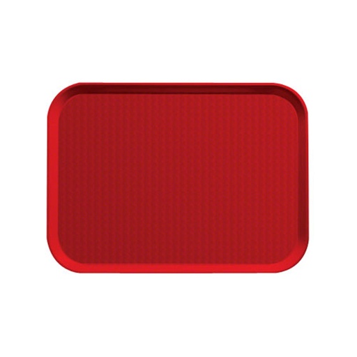 [1014FF163] Bandeja servicio 26.5 x 34.5cm polipropileno rojo - Cambro USA