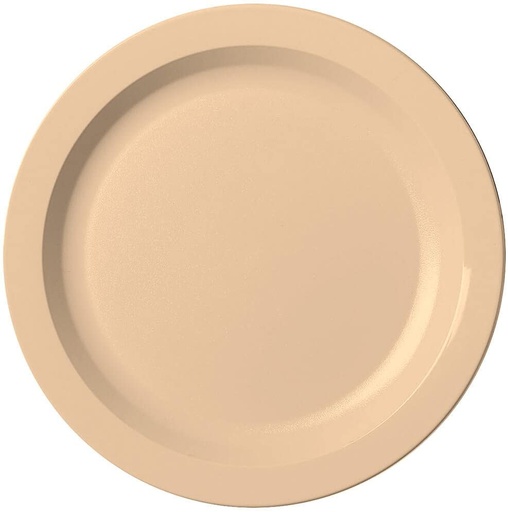 [10CWNR133] Plato policarbonato borde delgado 25.4cm beige - Cambro