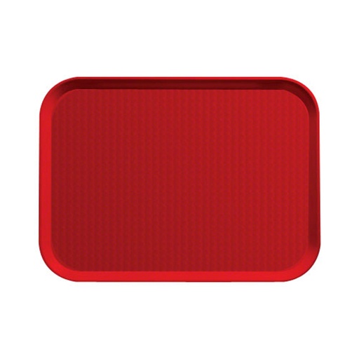 [1216FF163] Bandeja servicio 30 x 41cm polipropileno rojo - Cambro