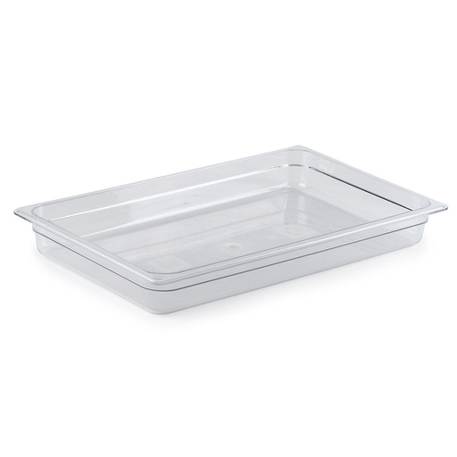 [12CW135] Recipiente full policarbonato 8.5lts. transparente 6.5 cm profundidad - Cambro China