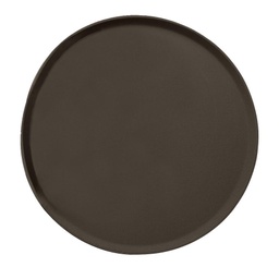 [1600CT138] Bandeja antideslizante redonda fibra vidrio 40.5 cm bronceado - Cambro