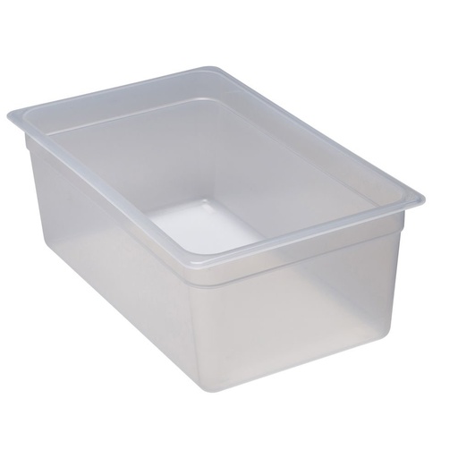 [18PP190] Recipiente full polietileno translucido no aplica para tapa de sello 25.6 lts - Cambro USA