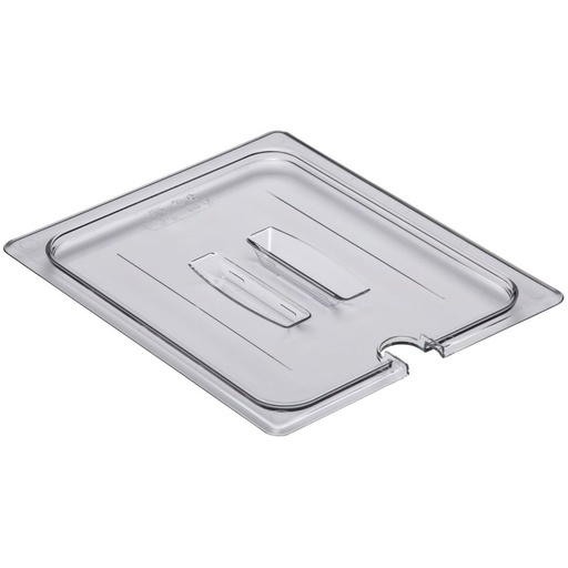 [20CWCHN135] Tapa muesca azafate de 1/2 policarbonato trasparente - Cambro China