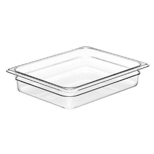 [22CW135] Azafate policarbonato transparente GN ½, capacidad 3.9 lt - Cambro China