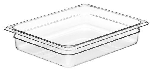 [22CW135] Azafate policarbonato transparente GN ½, capacidad 3.9 lt - Cambro China