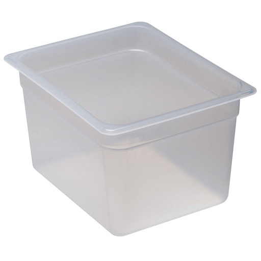 [28PP190] Recipinte 1/2 polipropileno 11.7lts. translucido - Cambro USA