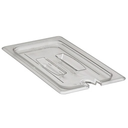 [30CWCHN135] Tapa muesca asa azafate de 1/3 policarbonato transparente - Cambro