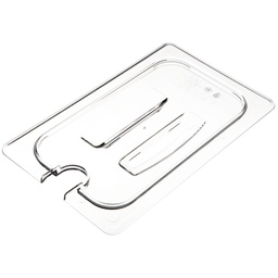 [40CWCHN135] Tapa asa y muesca azafate de 1/4 policarbonato transparente - Cambro