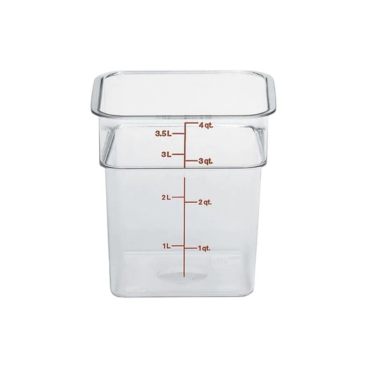 [4SFSCW135] Recipiente cuadrado 3.8lts. - Cambro China