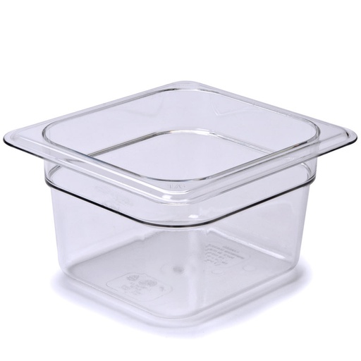 [64CW135] Recipiente 1/6 policarbonato 1.5 lts transparente - Cambro China