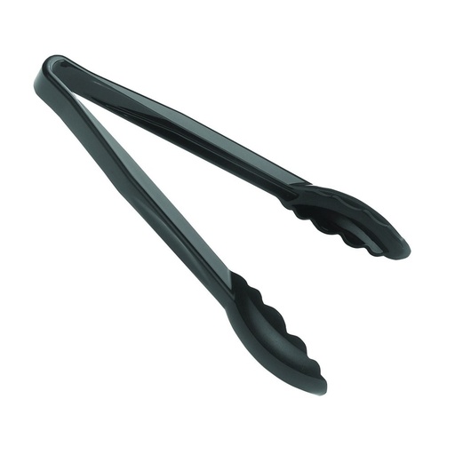 [9TGS110] Tenazas festoneadas 23 cm policarbonato negro - Cambro