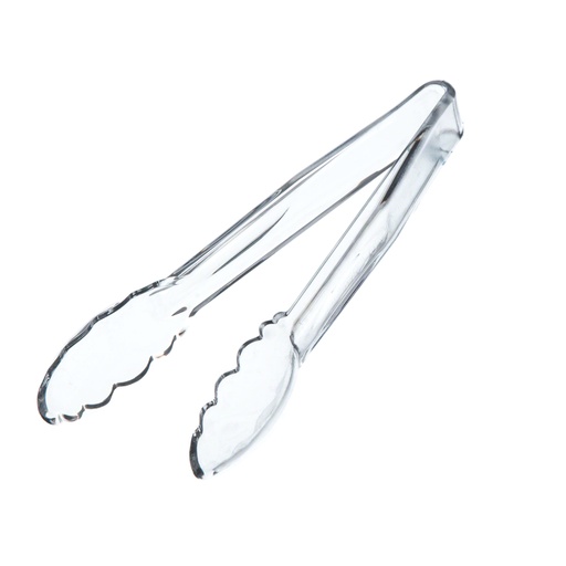 [9TGS135] Tenazas festoneadas 23 cm policarbonato transparente - Cambro USA