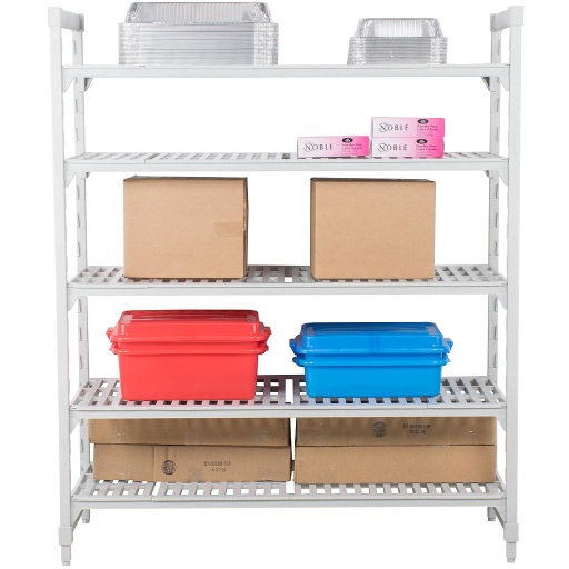 [CPU184272V5480] Unidad Inicial Ventilada 5 Estantes premium Camshelving 1.83X1.07Cm Prof 46Cm - Cambro China