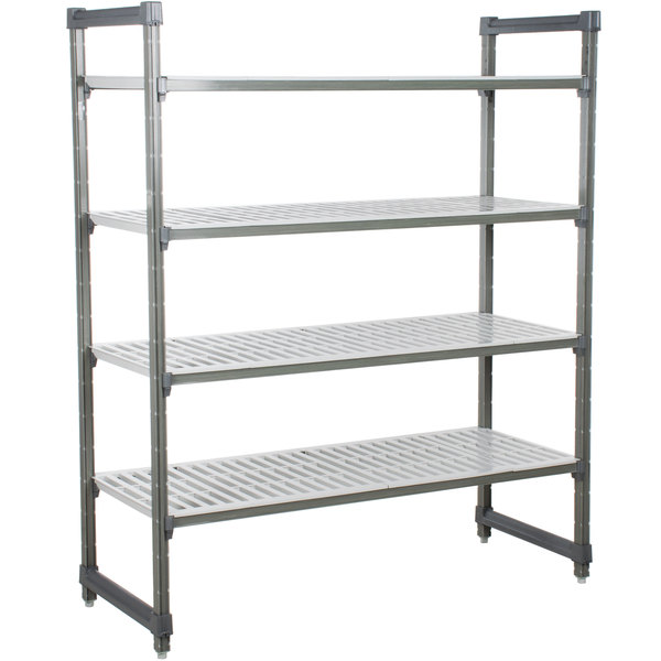 [CPU184872V4480] Unidad Inicial Ventilada 4 Estantes premium Camshelving 1.83X1.22Cm X 46Cm Cambro